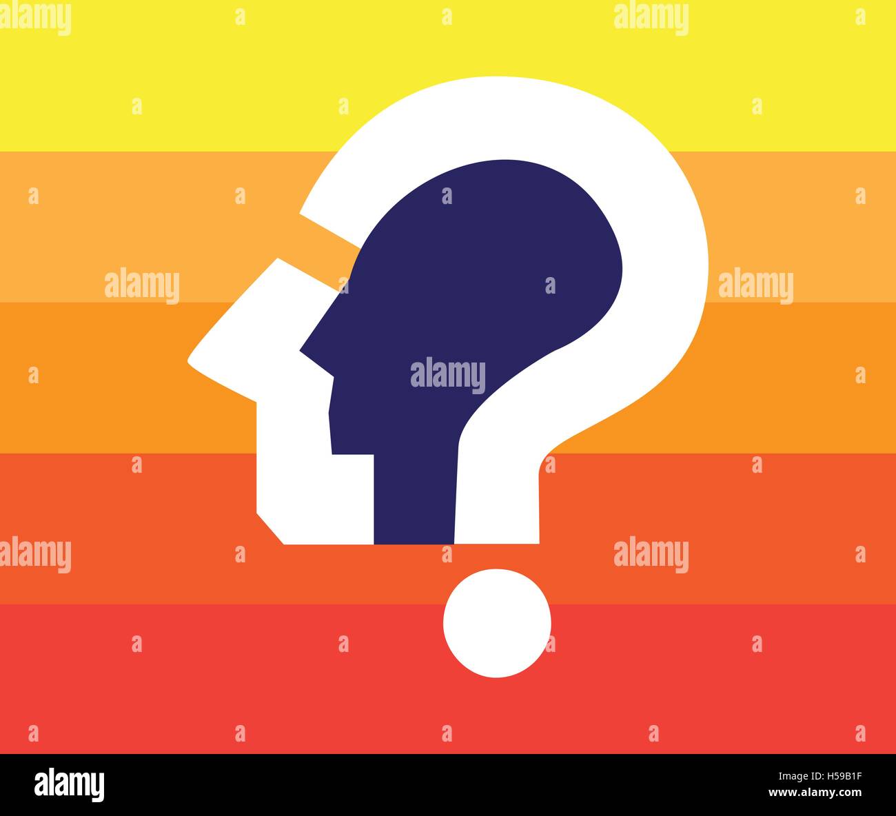 Question Mark Icon Concept Design Stock Vector Image & Art - Alamy