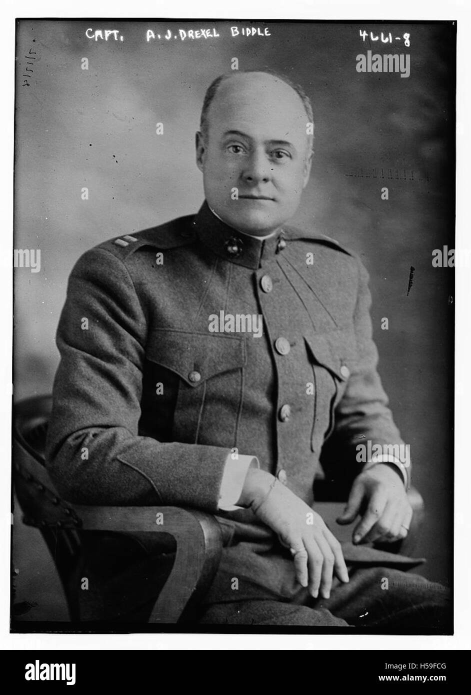 Capt AJ Drexel Bi Stock Photo Alamy