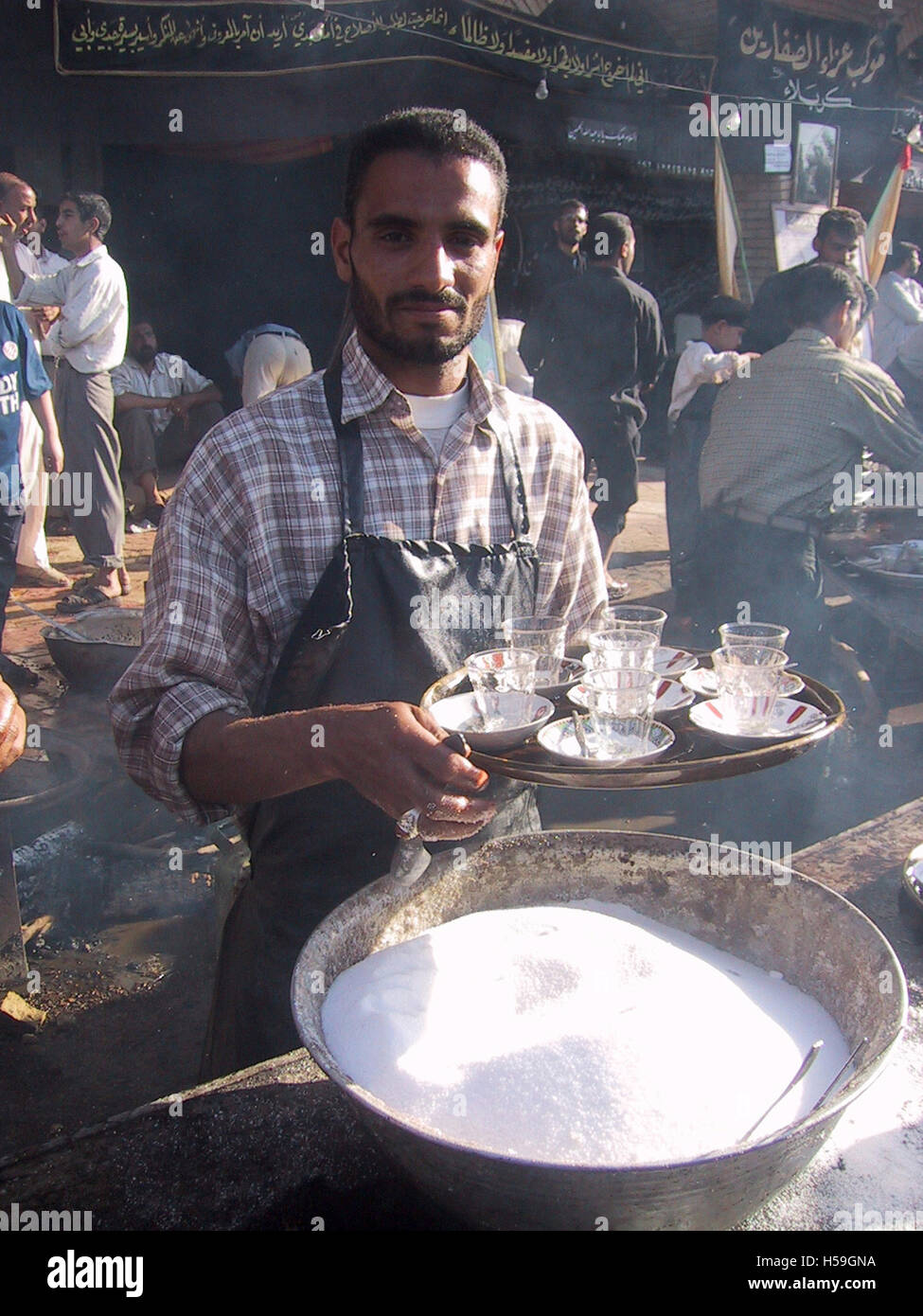 22nd April 2003 During the first Ashura after the fall of Saddam, a tea ...