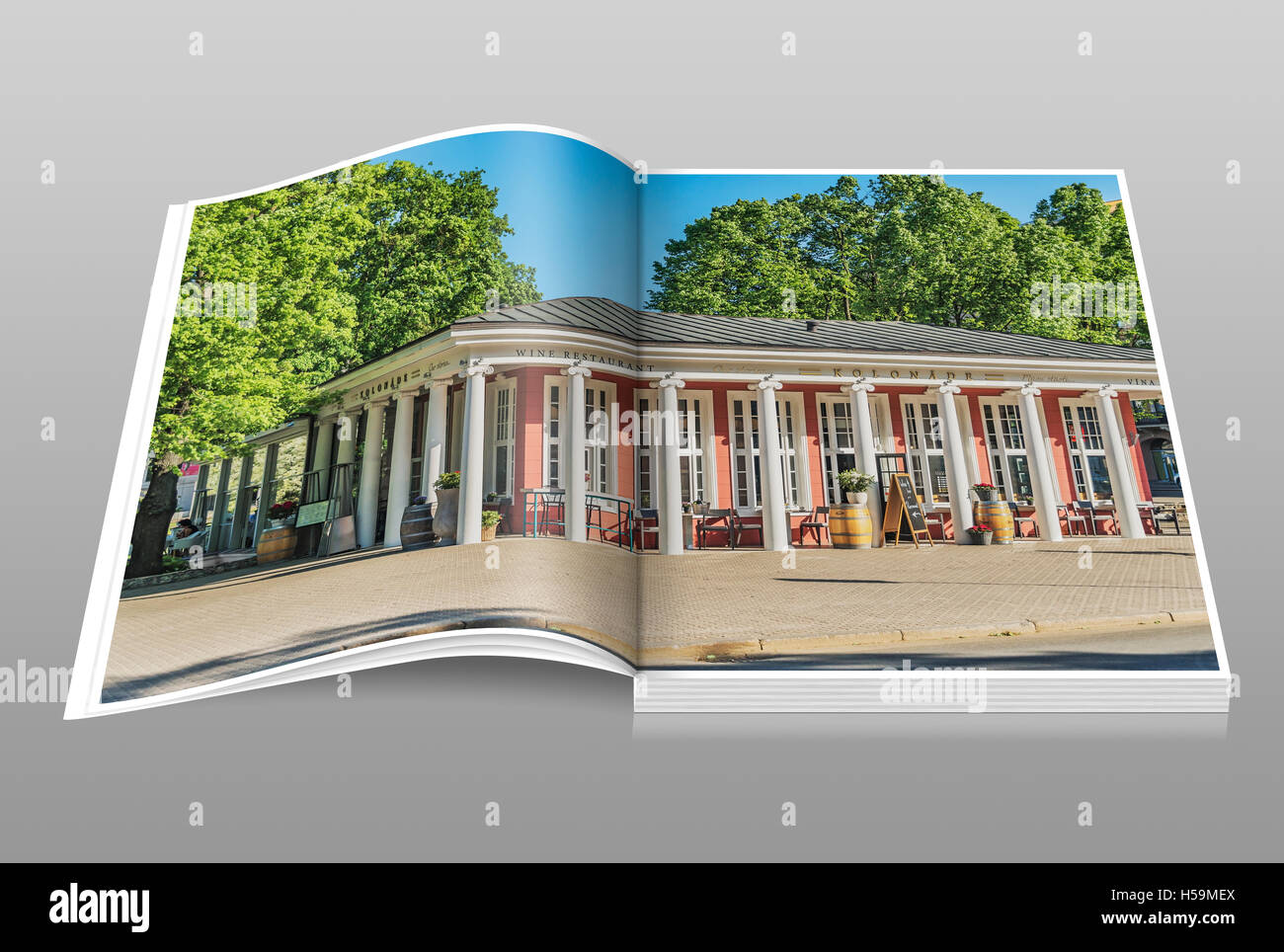 Cafe Kolonade is located in the center of Riga. It was built in 1924 by ...