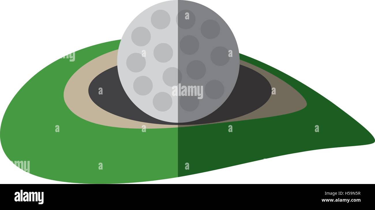 golf ball isolated icon Stock Vector Image & Art - Alamy