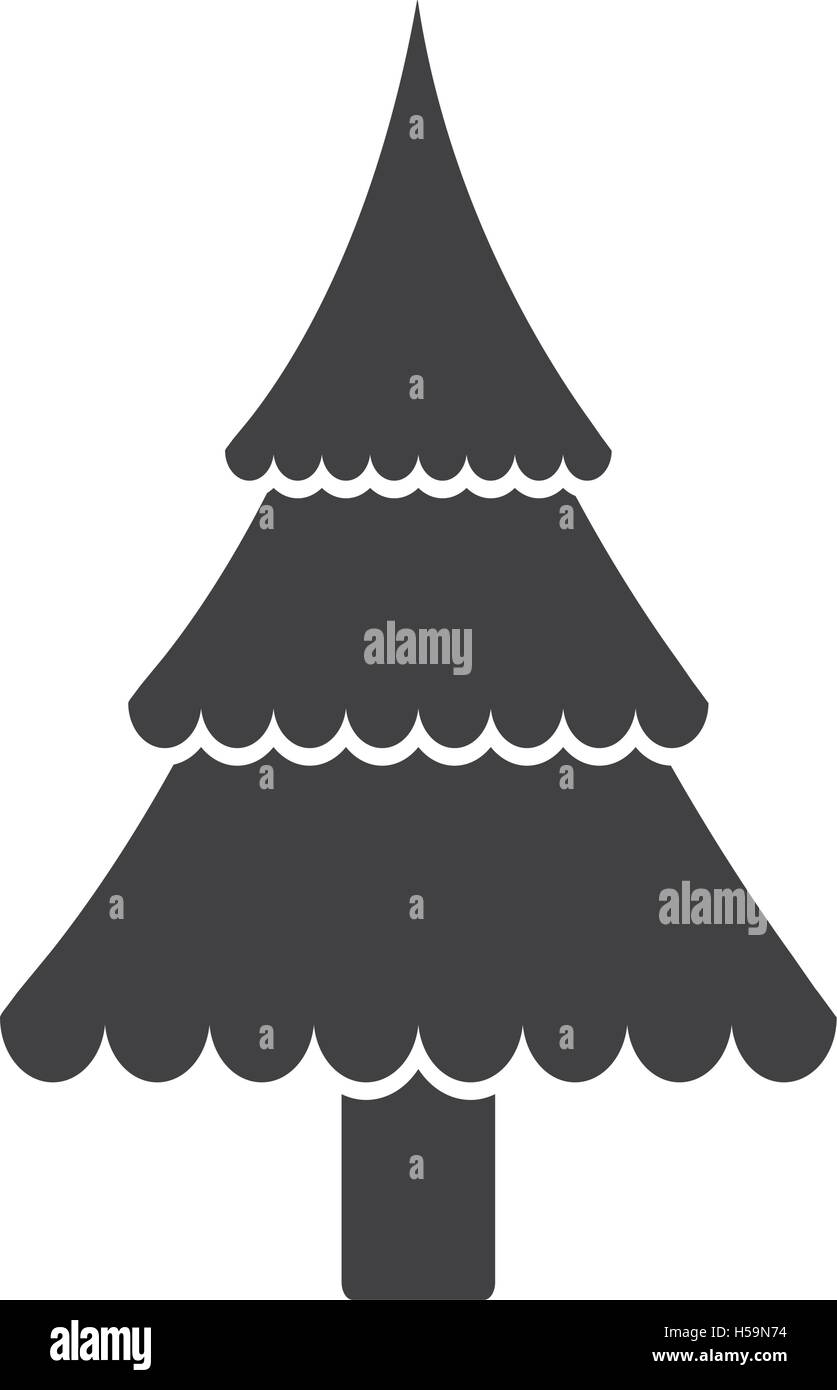 tree pine natural isolated icon Stock Vector Image & Art - Alamy