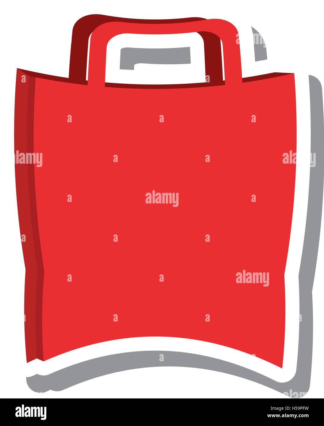 shopping bag market isolated icon Stock Vector Image & Art - Alamy