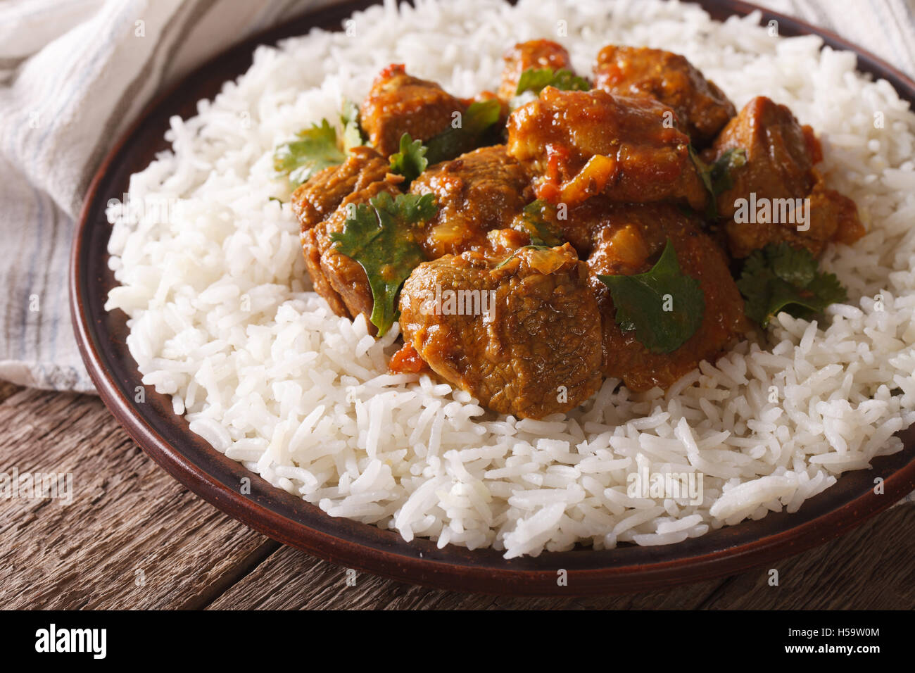 Madras Rice Chicken Madras High Resolution Stock Photography and Images - Alamy