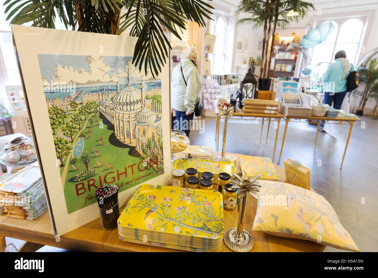 The Customer gift shop, Brighton Royal Pavilion, Brighton, East Sussex England UK Stock Photo