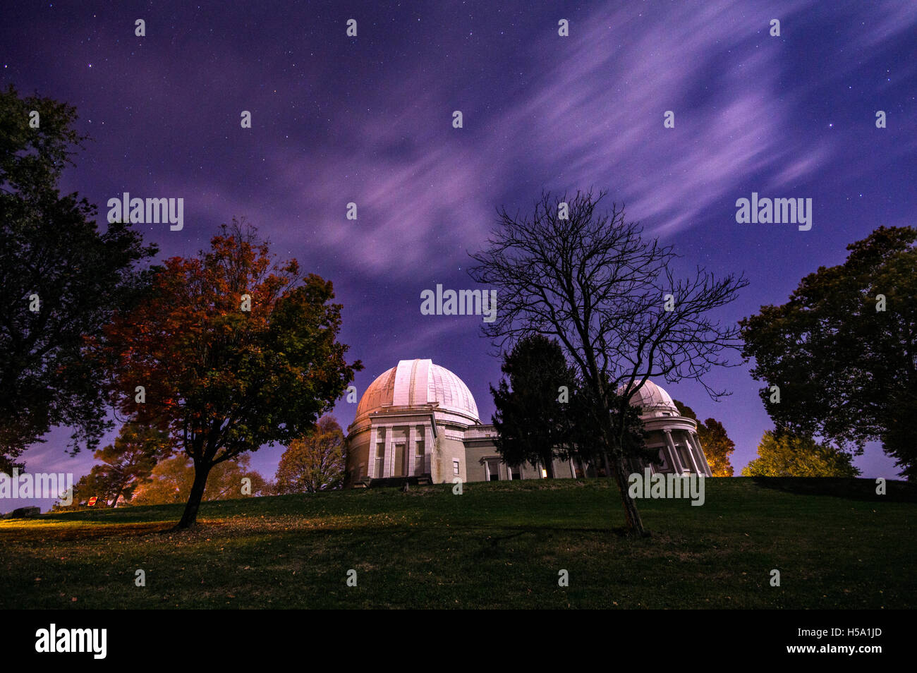 Historic Allegheny Observatory, Pittsburgh, Pennsylvania Stock Photo