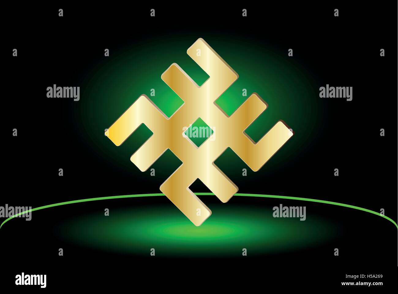 symbol -svarog, Slavic vector illustration, Mysterious ancient symbol ...