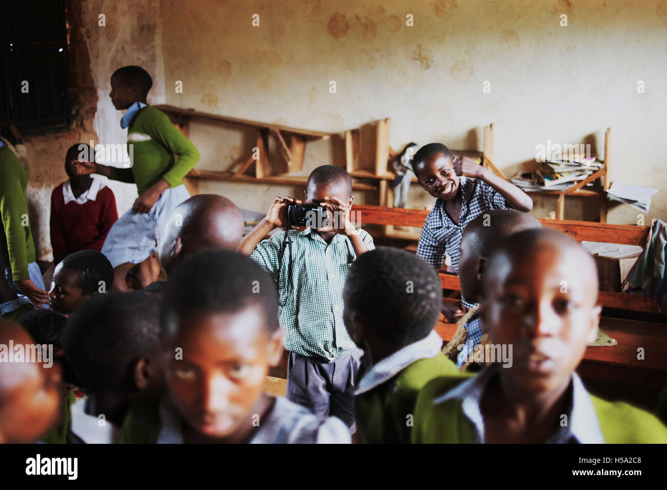 School morning assembly africa hi-res stock photography and images - Alamy