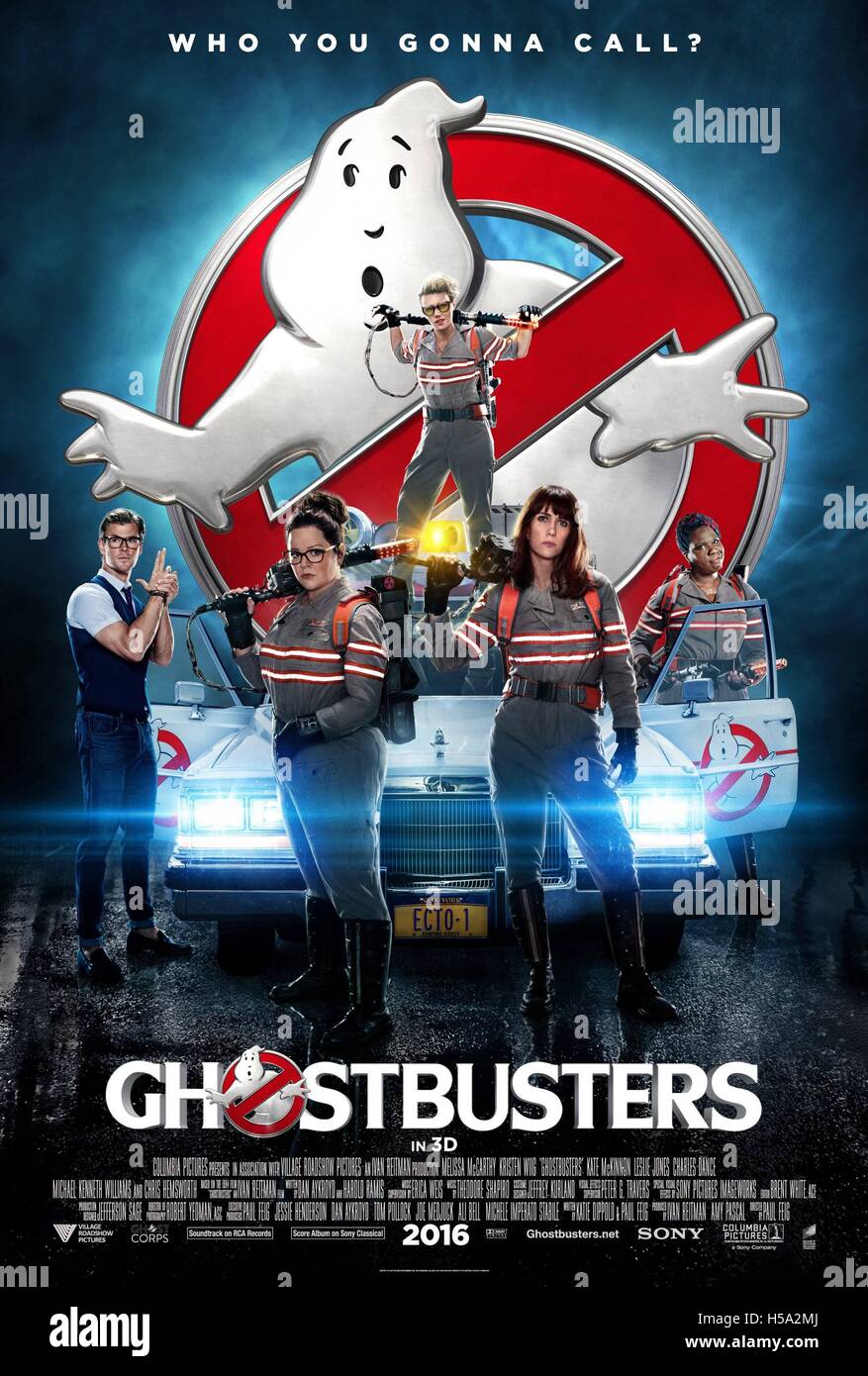 RELEASE DATE: July 15, 2016 TITLE: Ghostbusters STUDIO: Columbia ...
