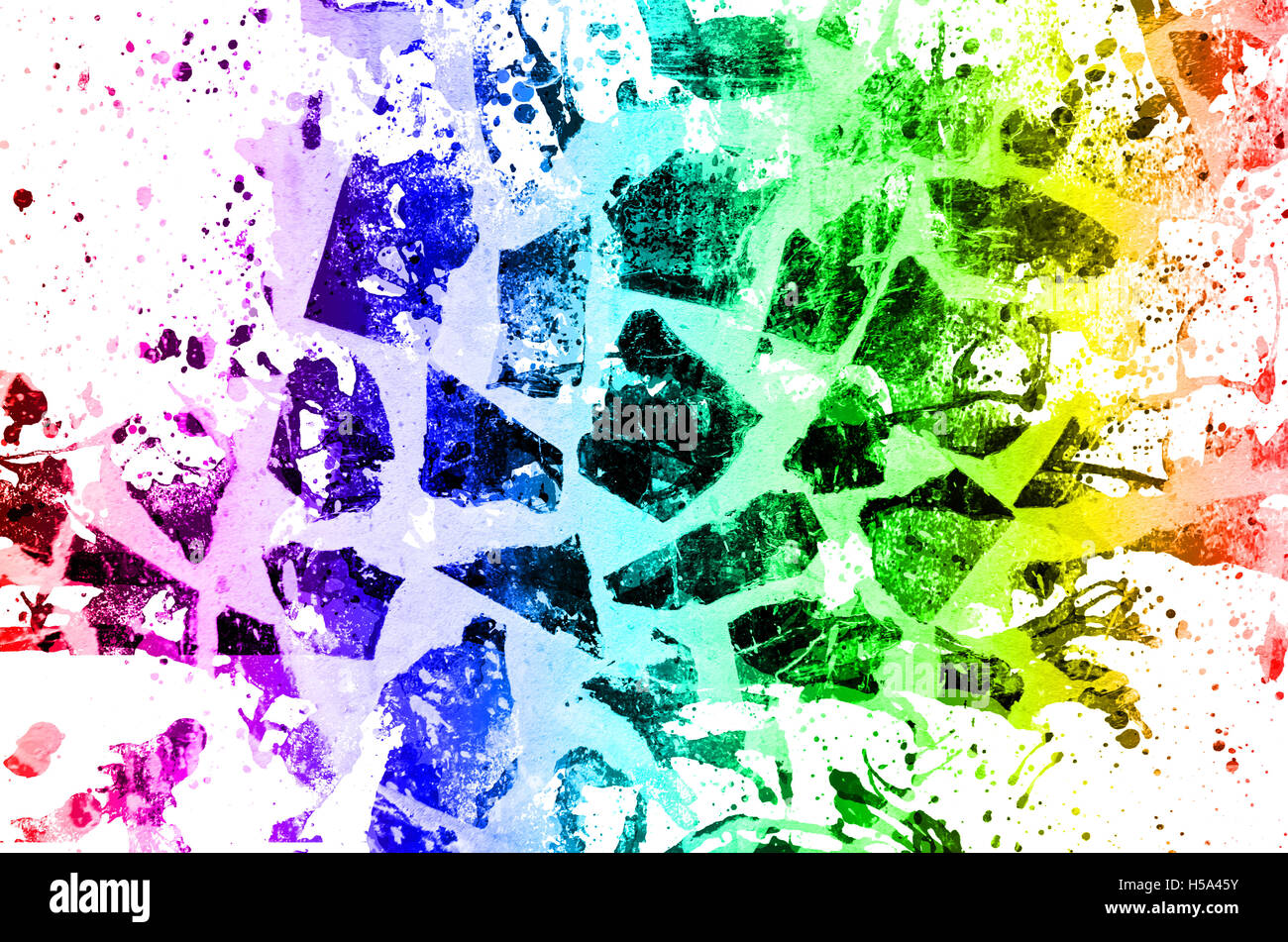 abstract rock texture background with multicolor graffiti Stock Photo ...