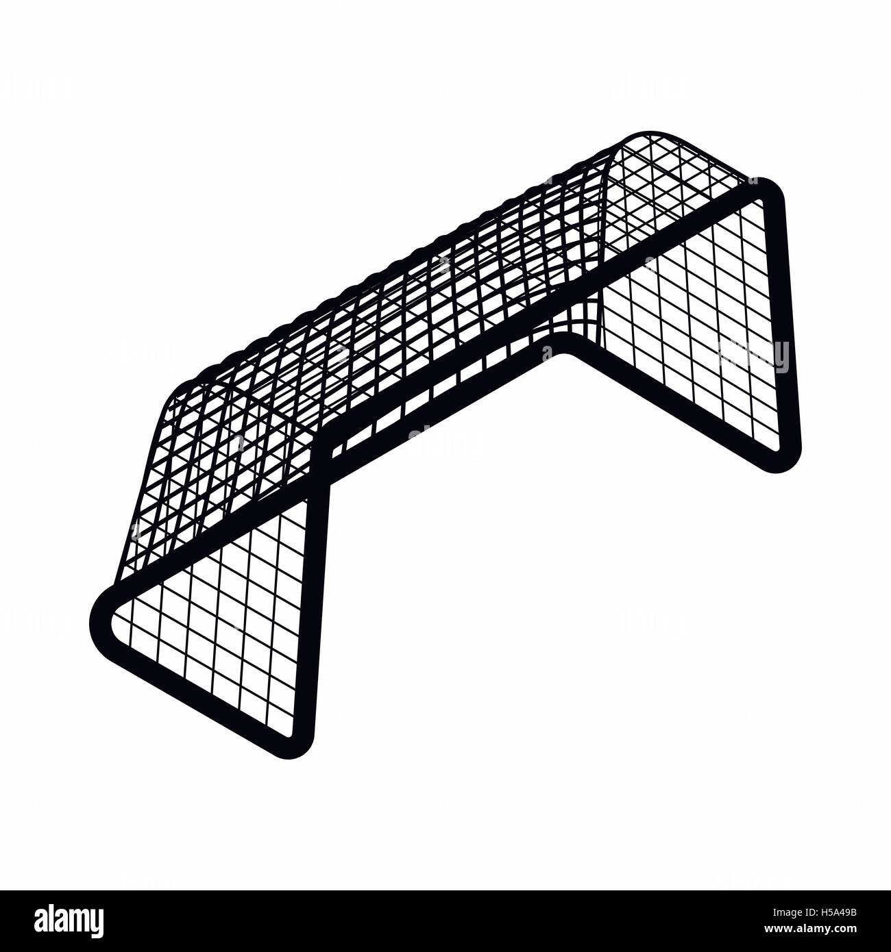 Soccer goal icon, isometric 3d style Stock Vector Image & Art - Alamy