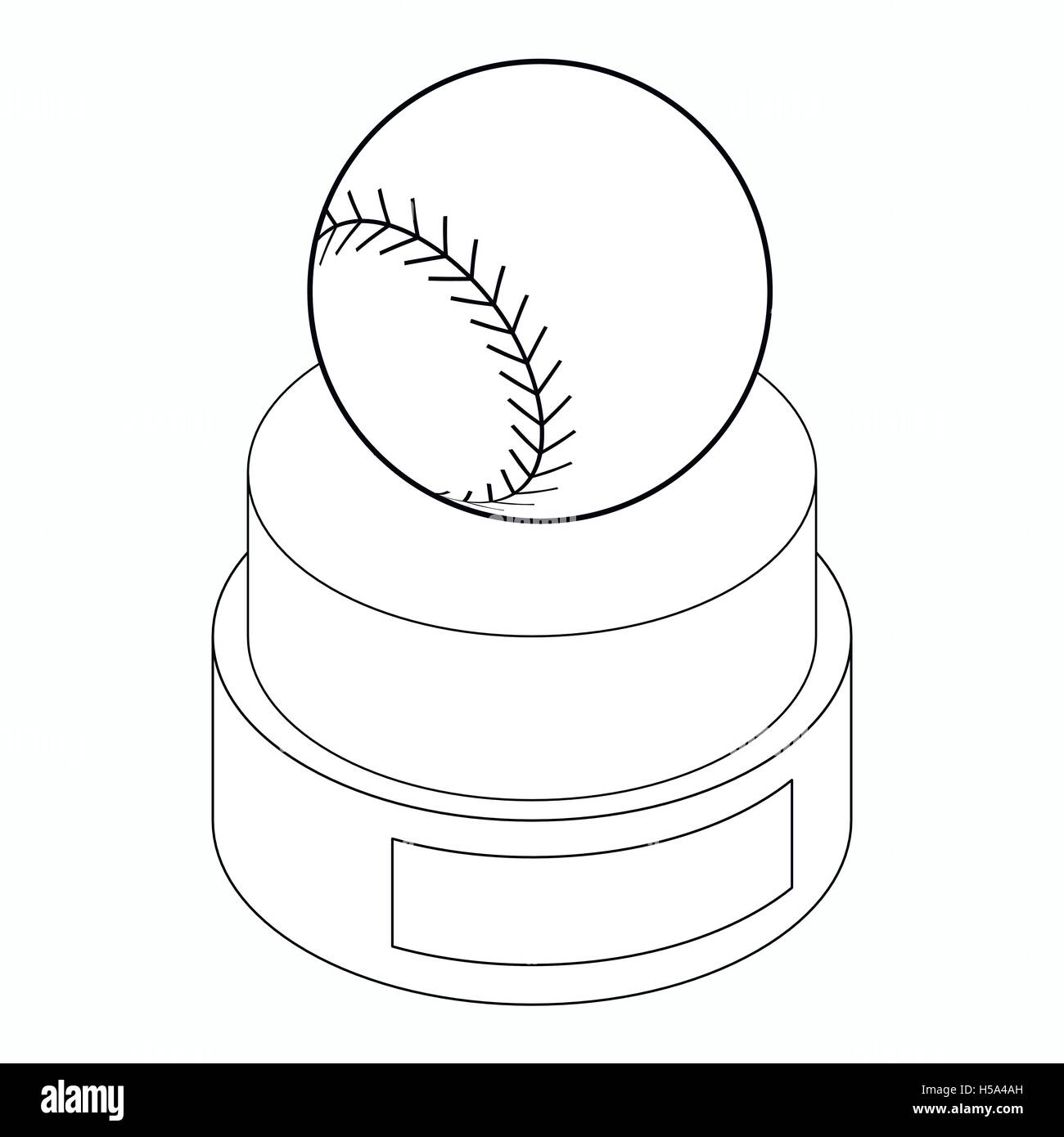 Baseball trophy icon, isometric 3d style Stock Vector Image & Art - Alamy