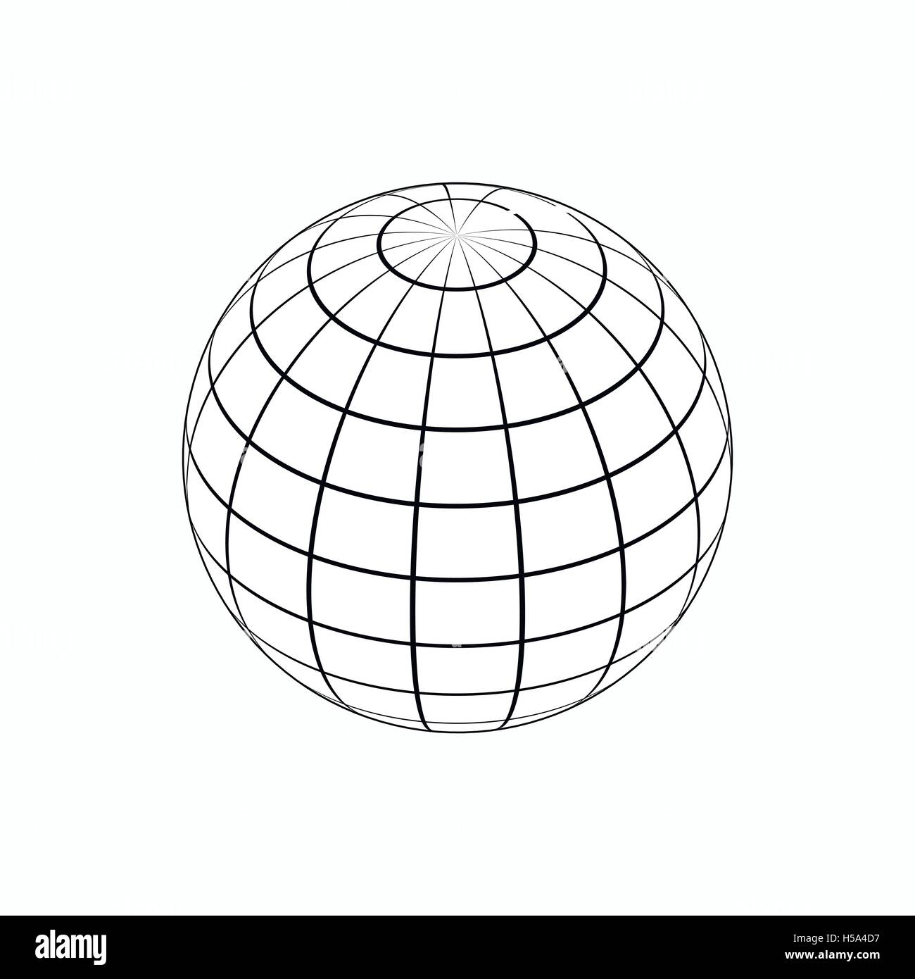 Globe icon, isometric 3d style Stock Vector Image & Art - Alamy