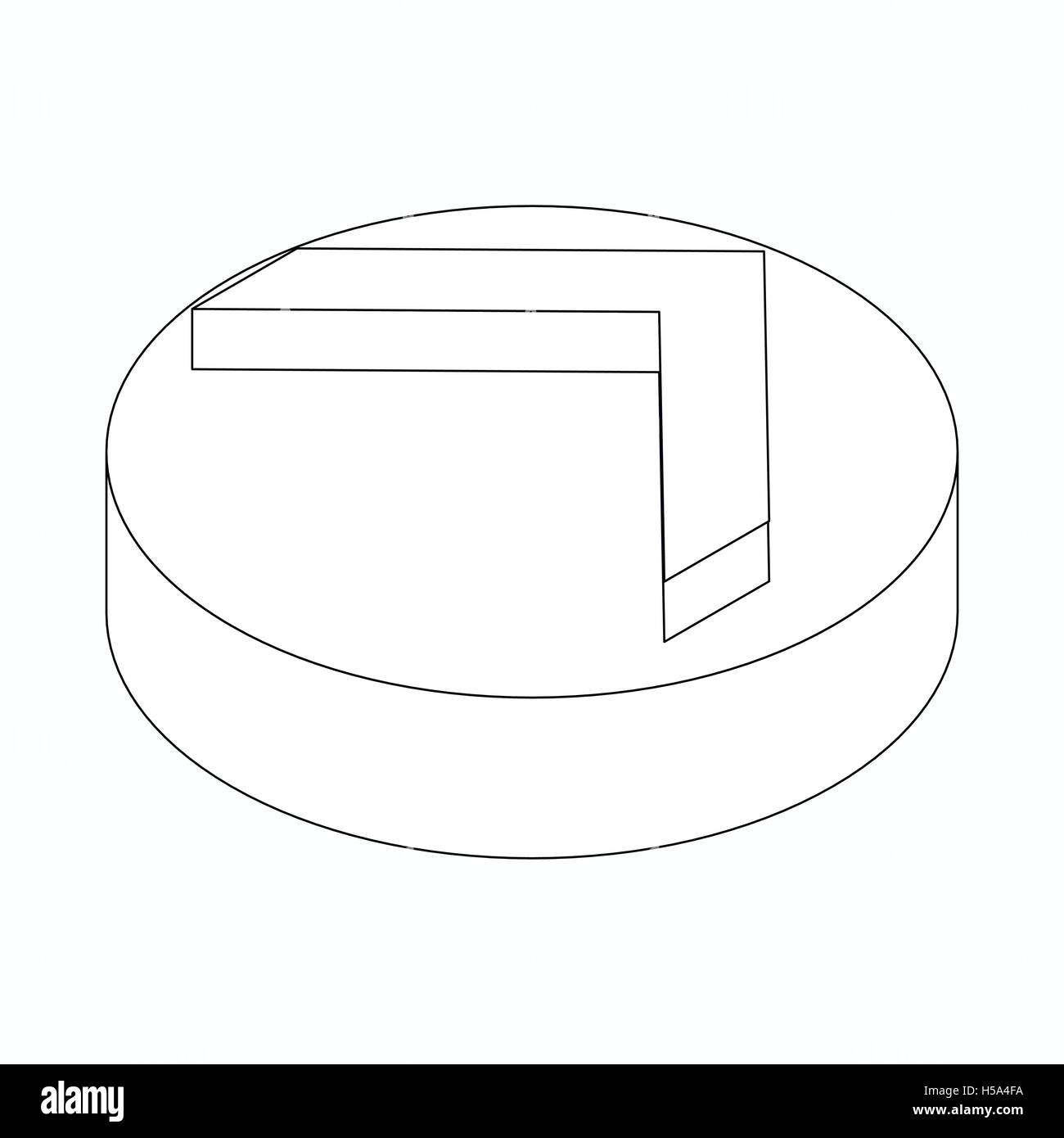 Single modern arrow icon, isometric 3d style Stock Vector Image & Art ...