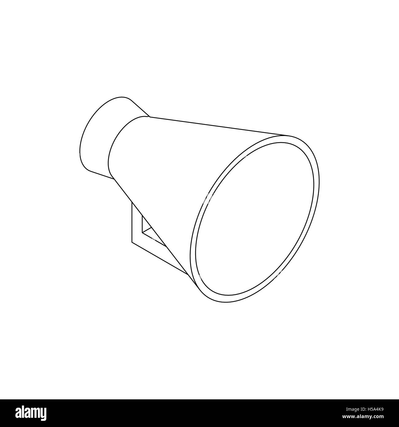 Megaphone icon, isometric 3d style Stock Vector Image & Art - Alamy