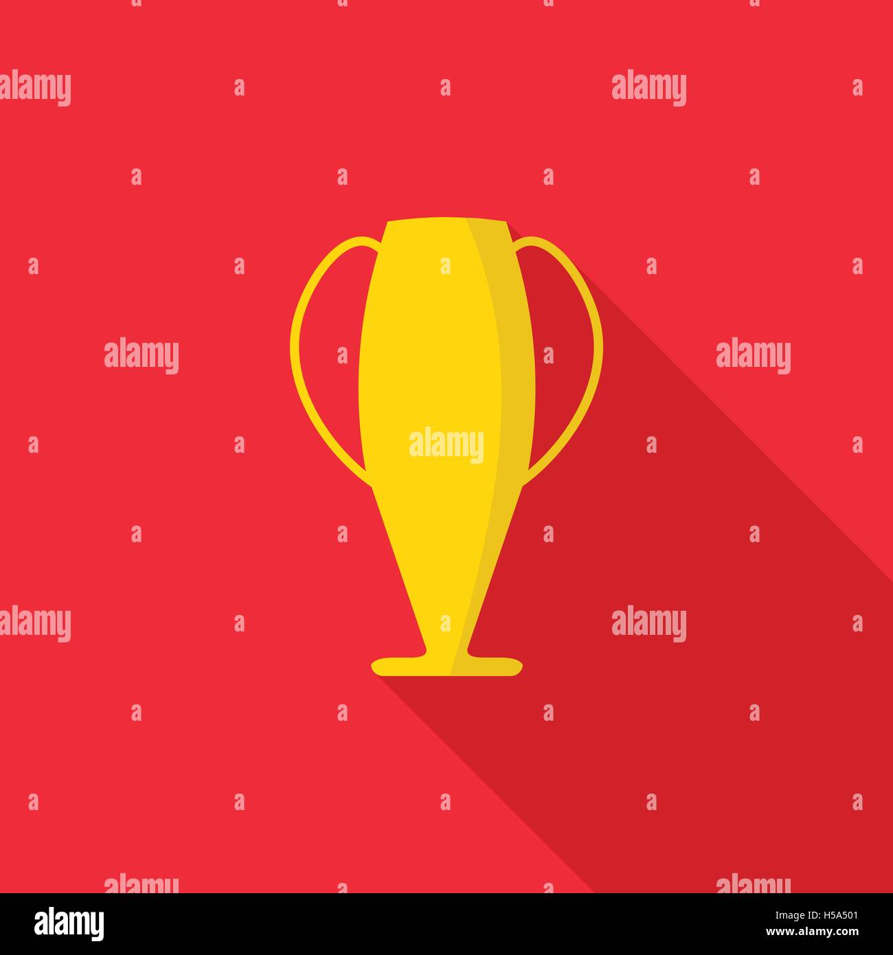 Winner cup icon, flat style Stock Vector Image & Art - Alamy