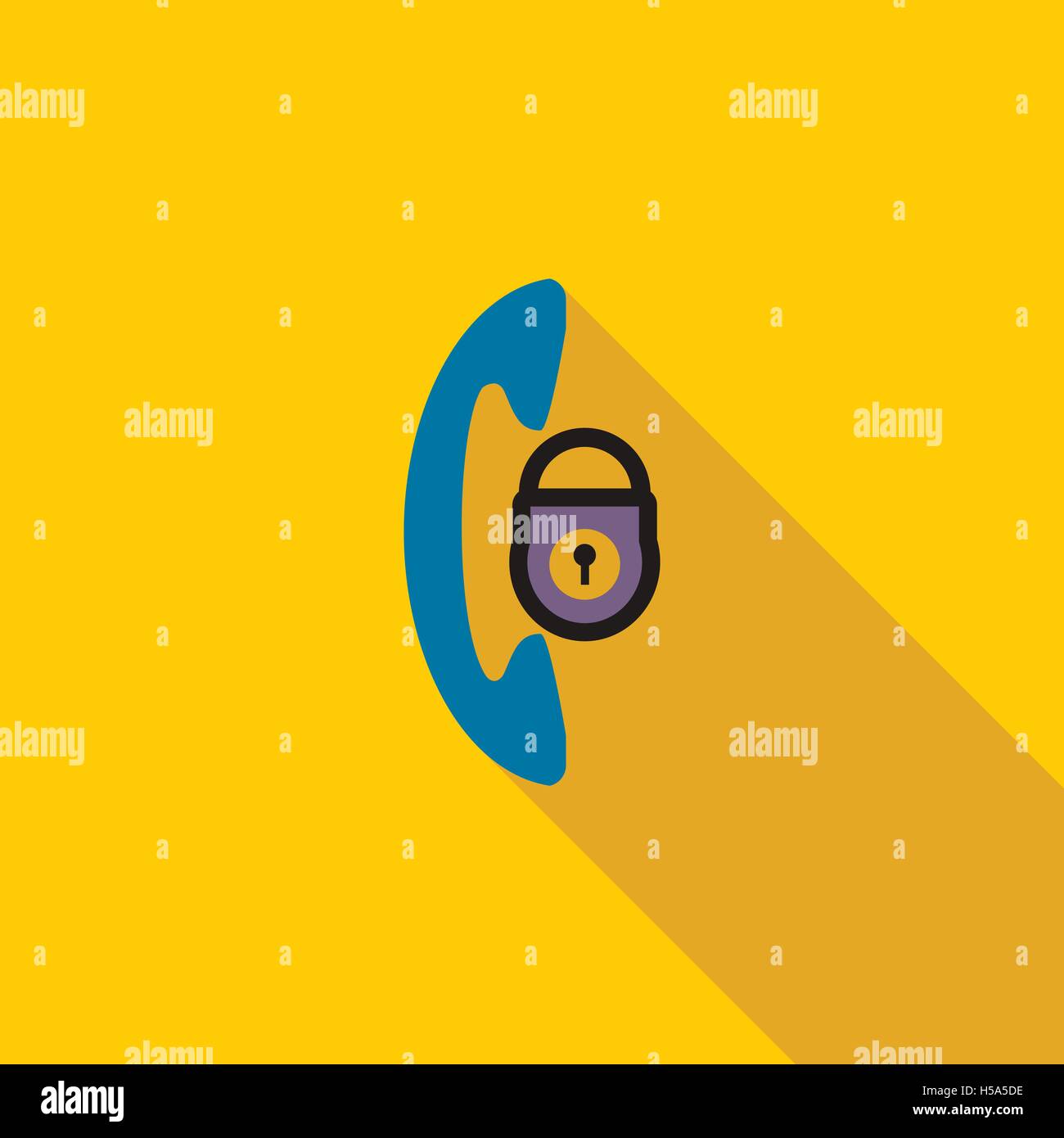 Telephone retro lock Stock Vector Images - Alamy
