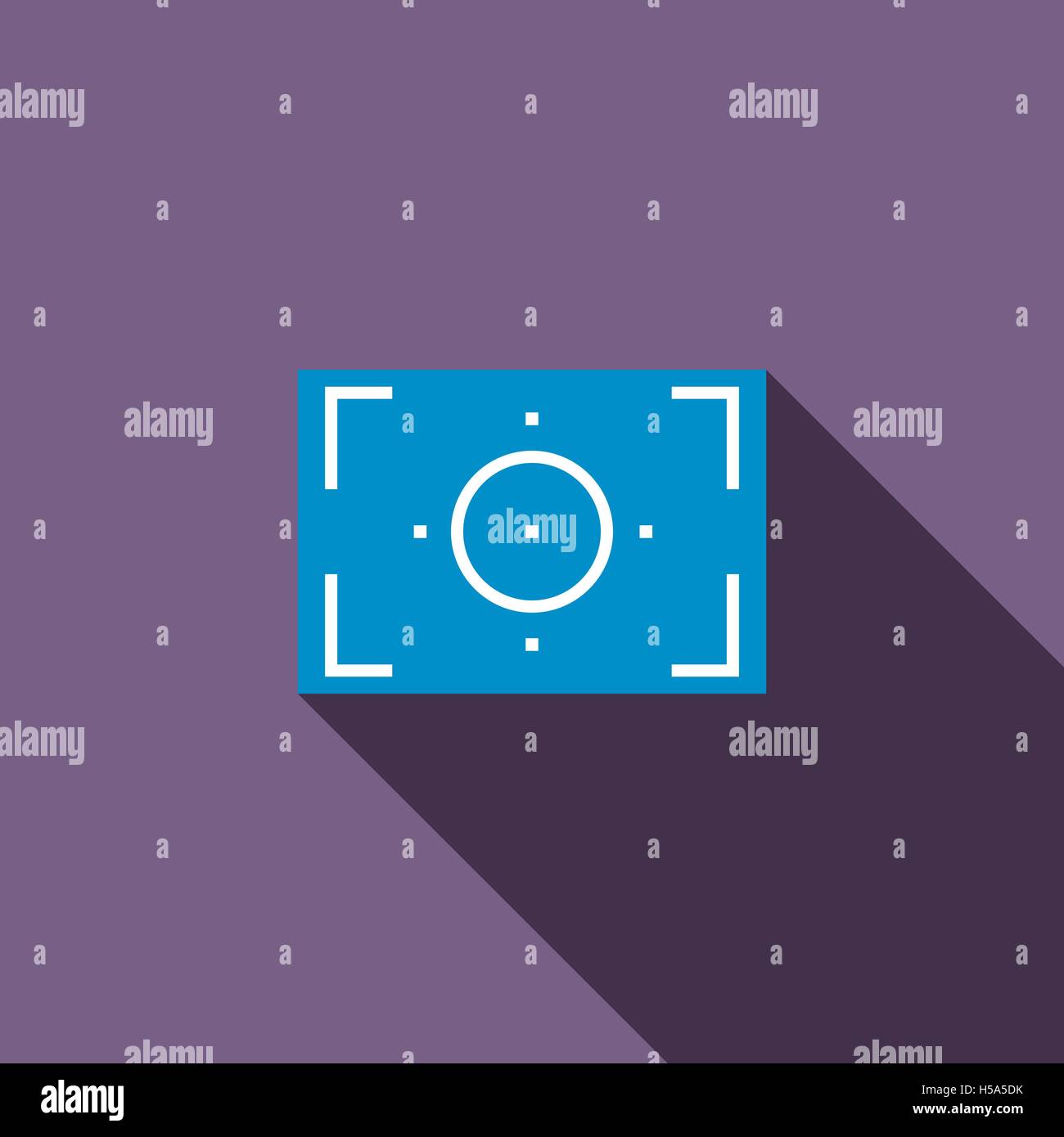 Camera viewfinder icon, flat style Stock Vector Image & Art - Alamy