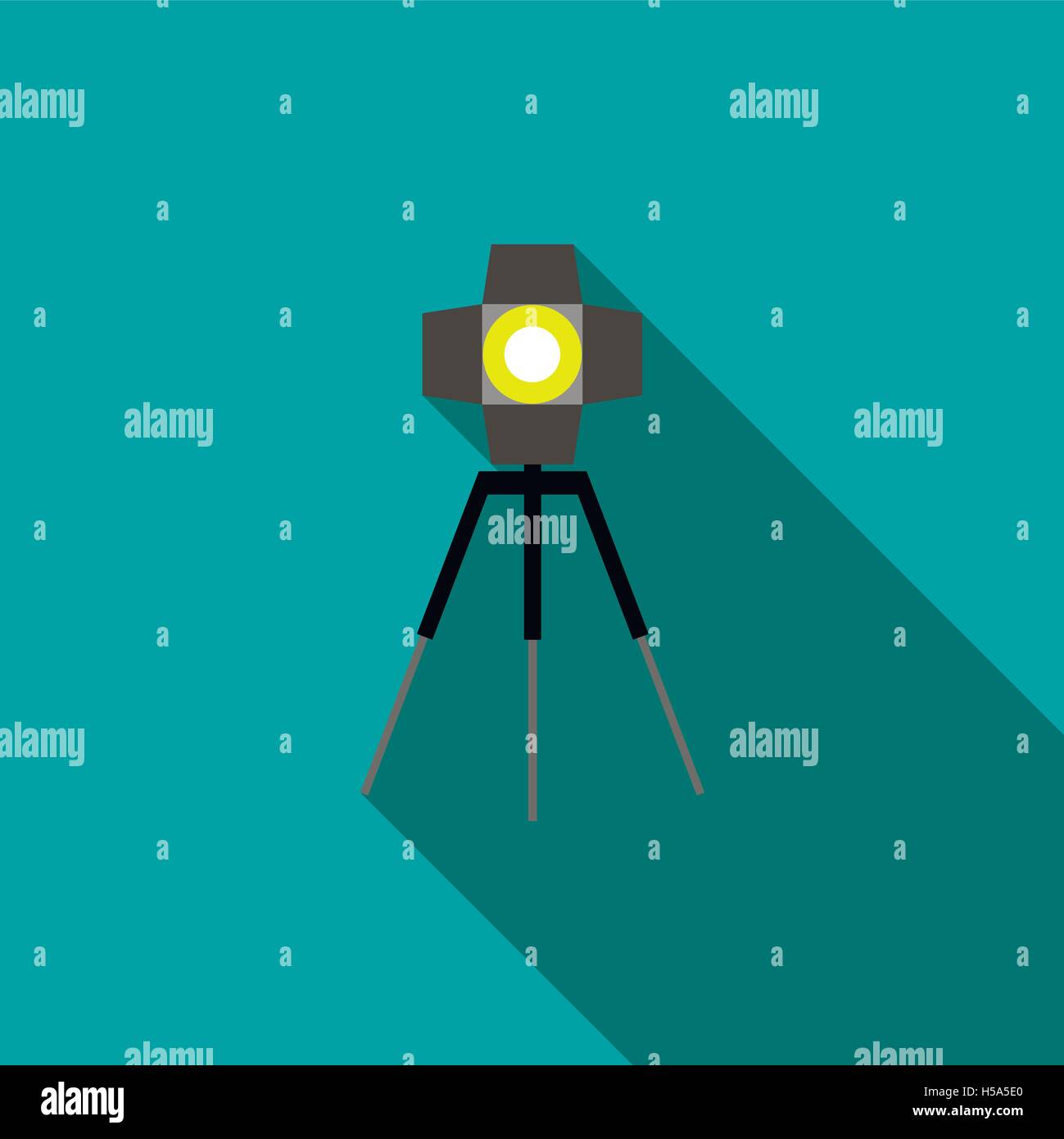Studio lighting icon in flat style Stock Vector Image & Art - Alamy