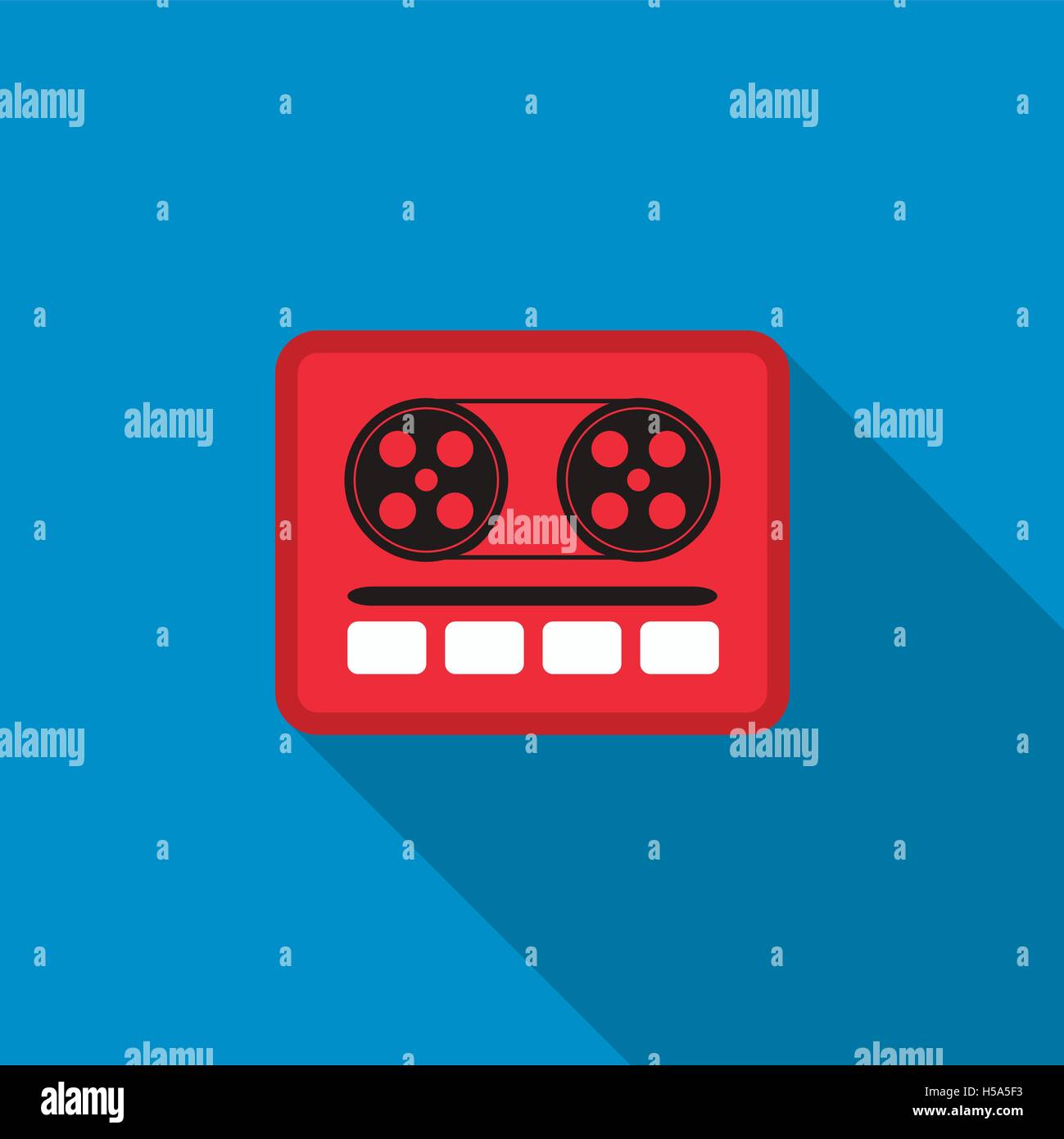 Boom box or radio cassette tape player icon Stock Vector Image & Art ...