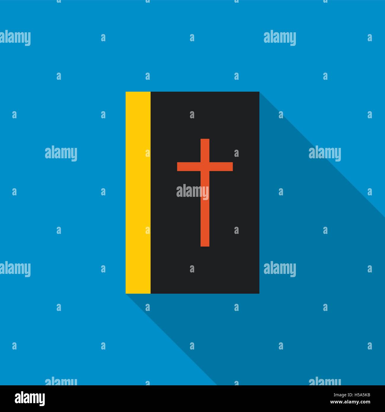 Black bible book icon, flat style Stock Vector Image & Art - Alamy