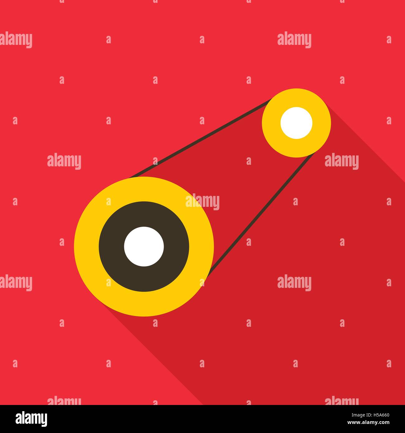 Timing belt icon in flat style Stock Vector Image & Art - Alamy