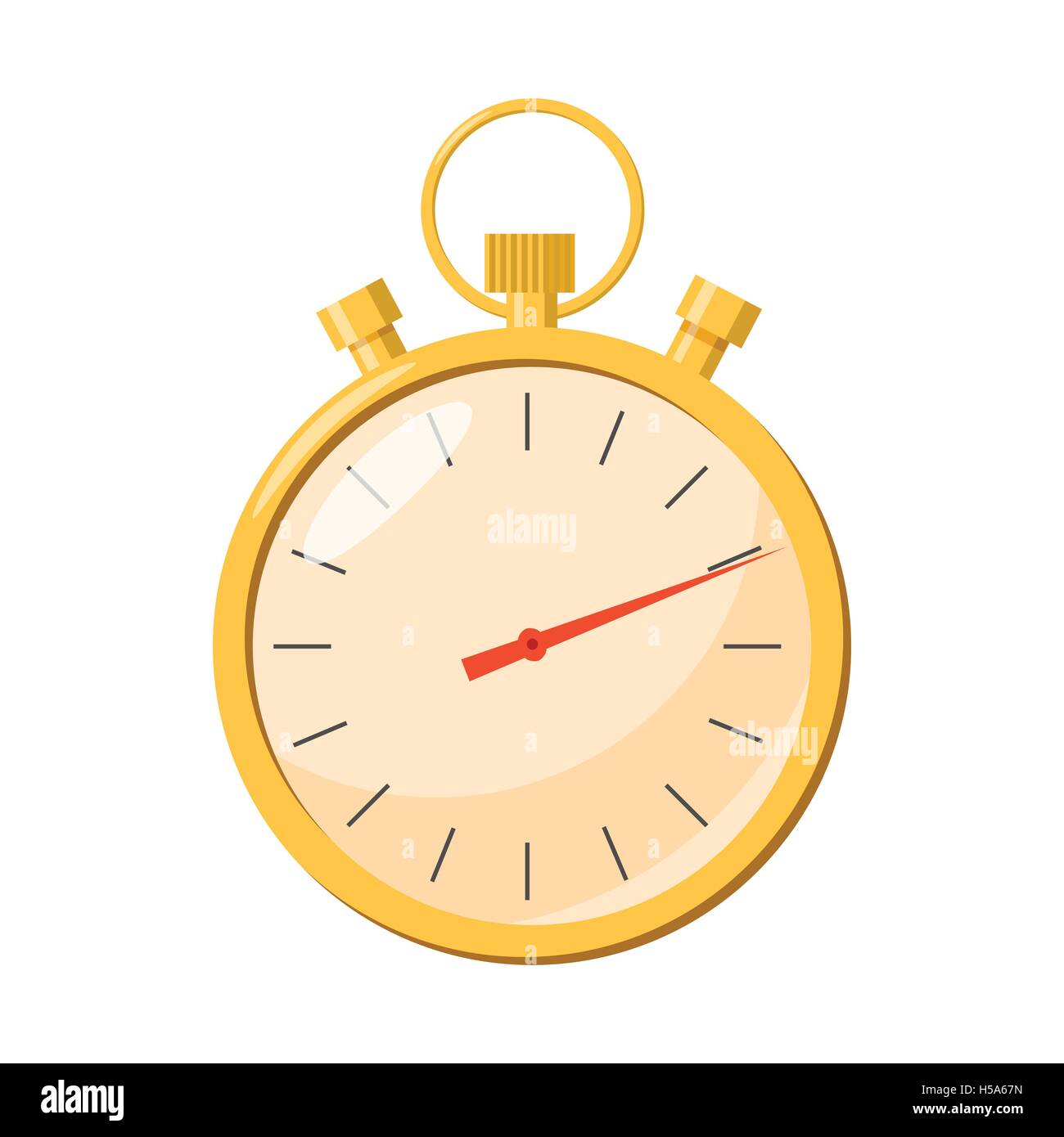 Stopwatch icon in cartoon style Stock Vector Image & Art Alamy