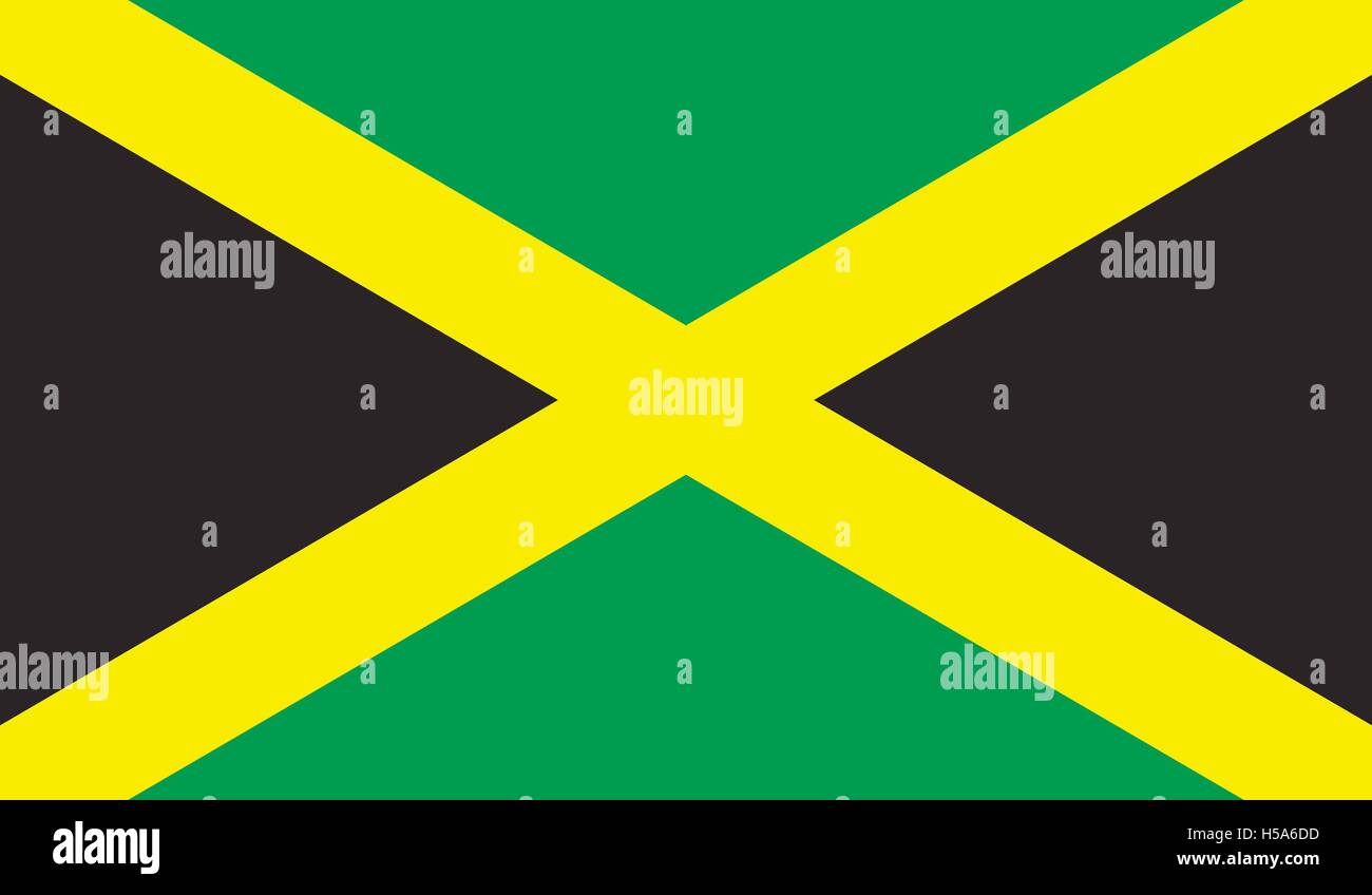 Jamaica flag image Stock Vector Image & Art Alamy
