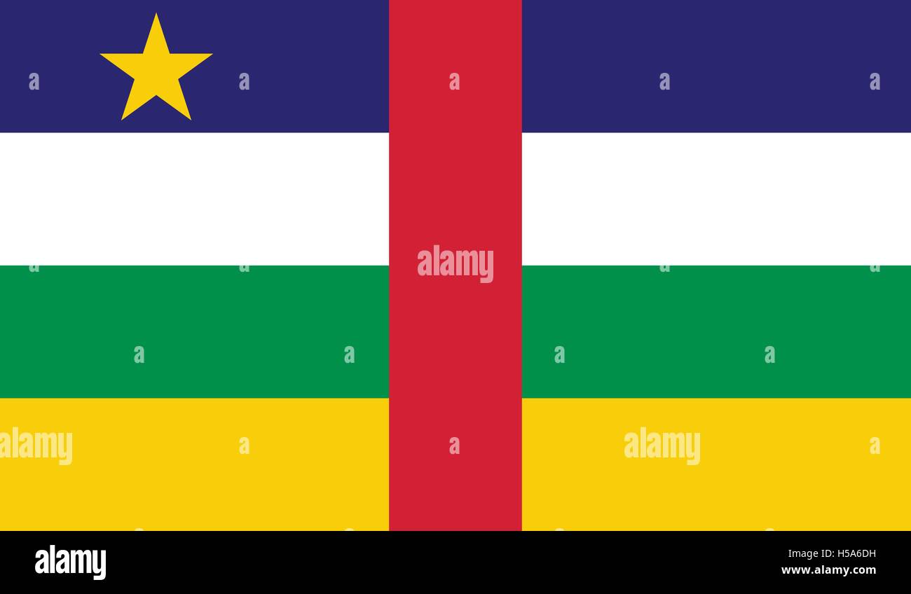 Central African Republic flag image Stock Vector Image & Art - Alamy