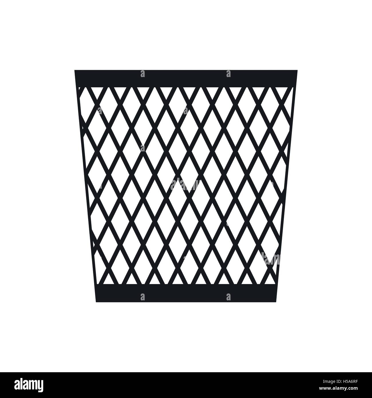 Trash can icon, simple style Stock Vector Image & Art - Alamy