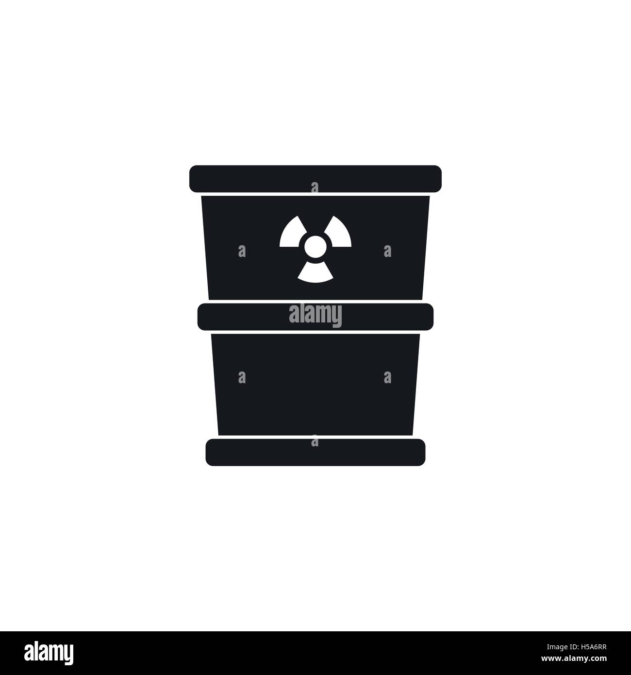 Trash can icon, simple style Stock Vector Image & Art - Alamy