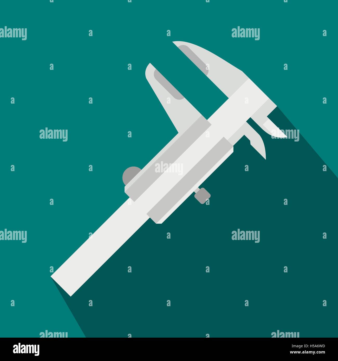 Calipers icon in flat style Stock Vector Image & Art Alamy