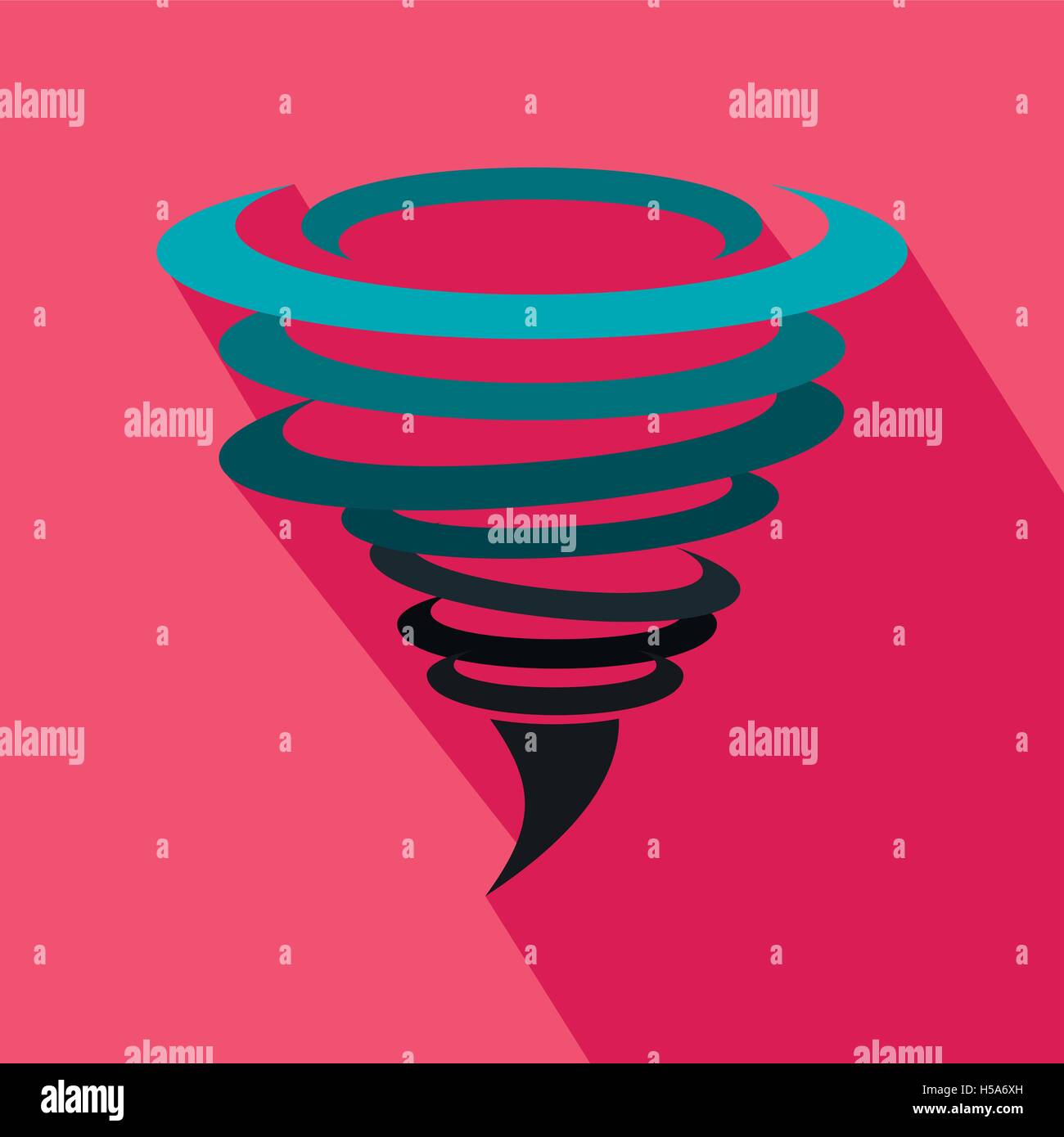 Tornado icon in flat style Stock Vector Image & Art - Alamy
