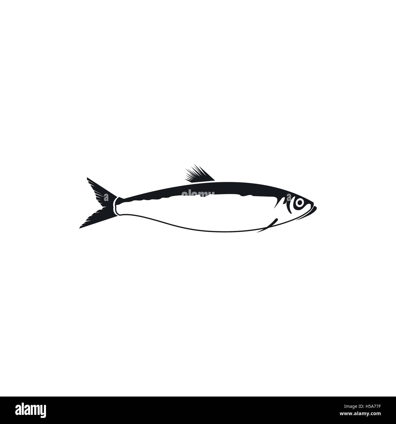 Fish icon, simple style Stock Vector Image & Art - Alamy