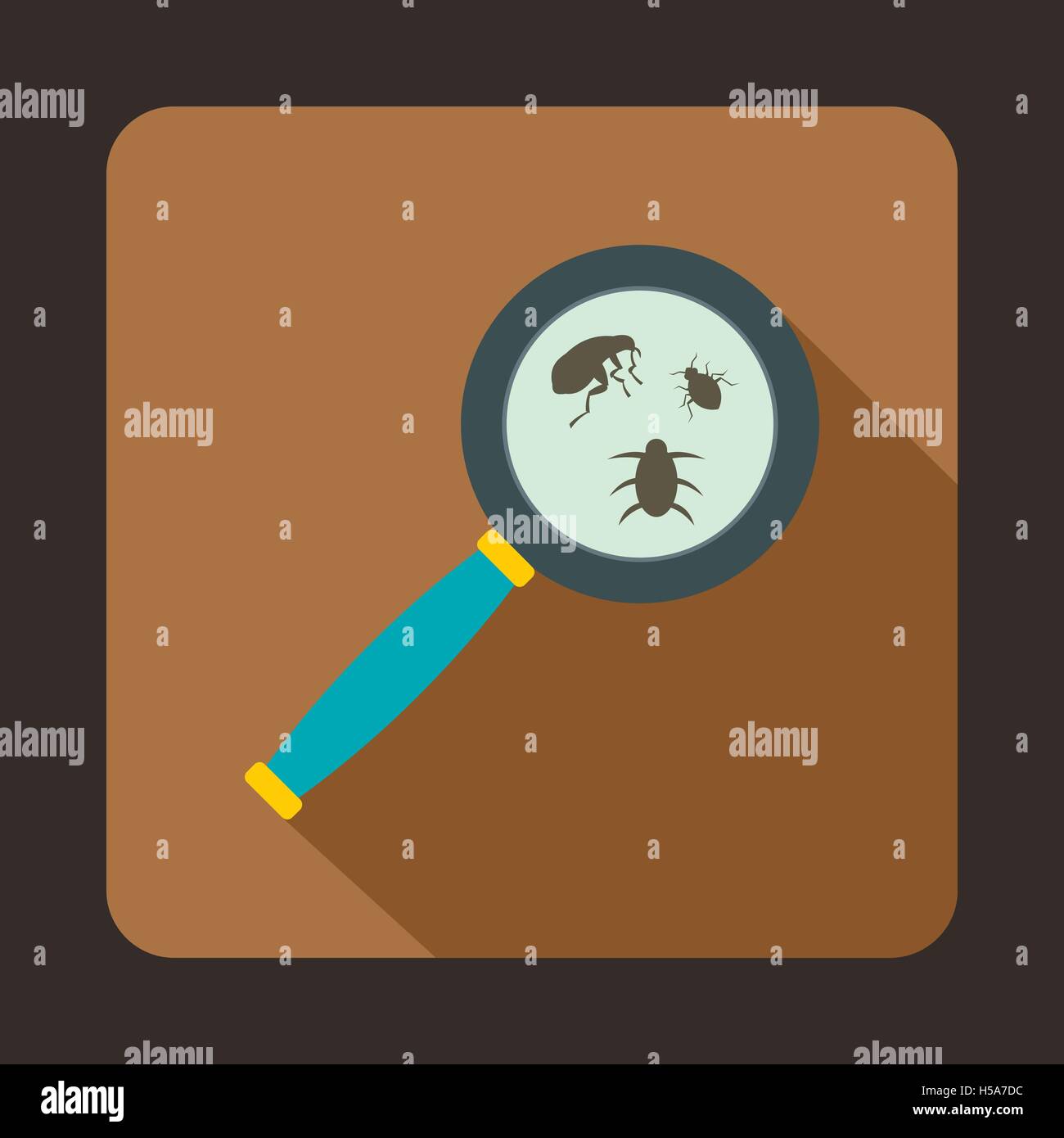Microscope insects Stock Vector Images - Alamy
