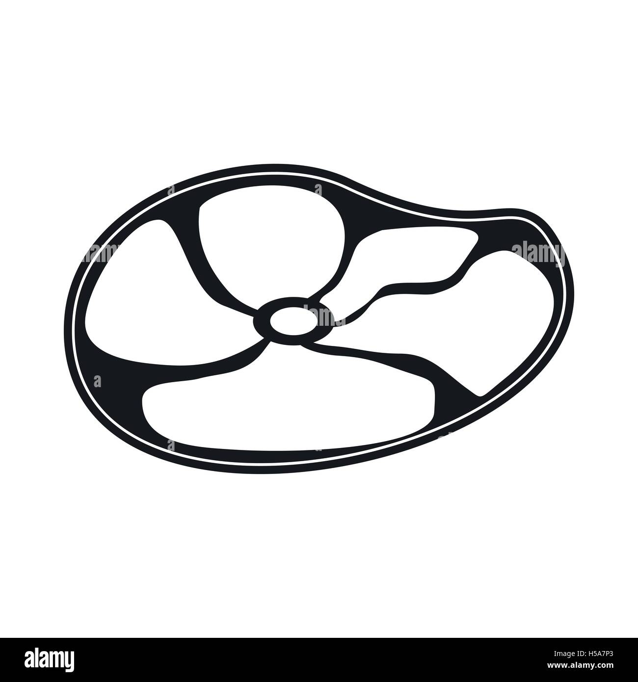 Steak Icon, simple style Stock Vector Image & Art - Alamy