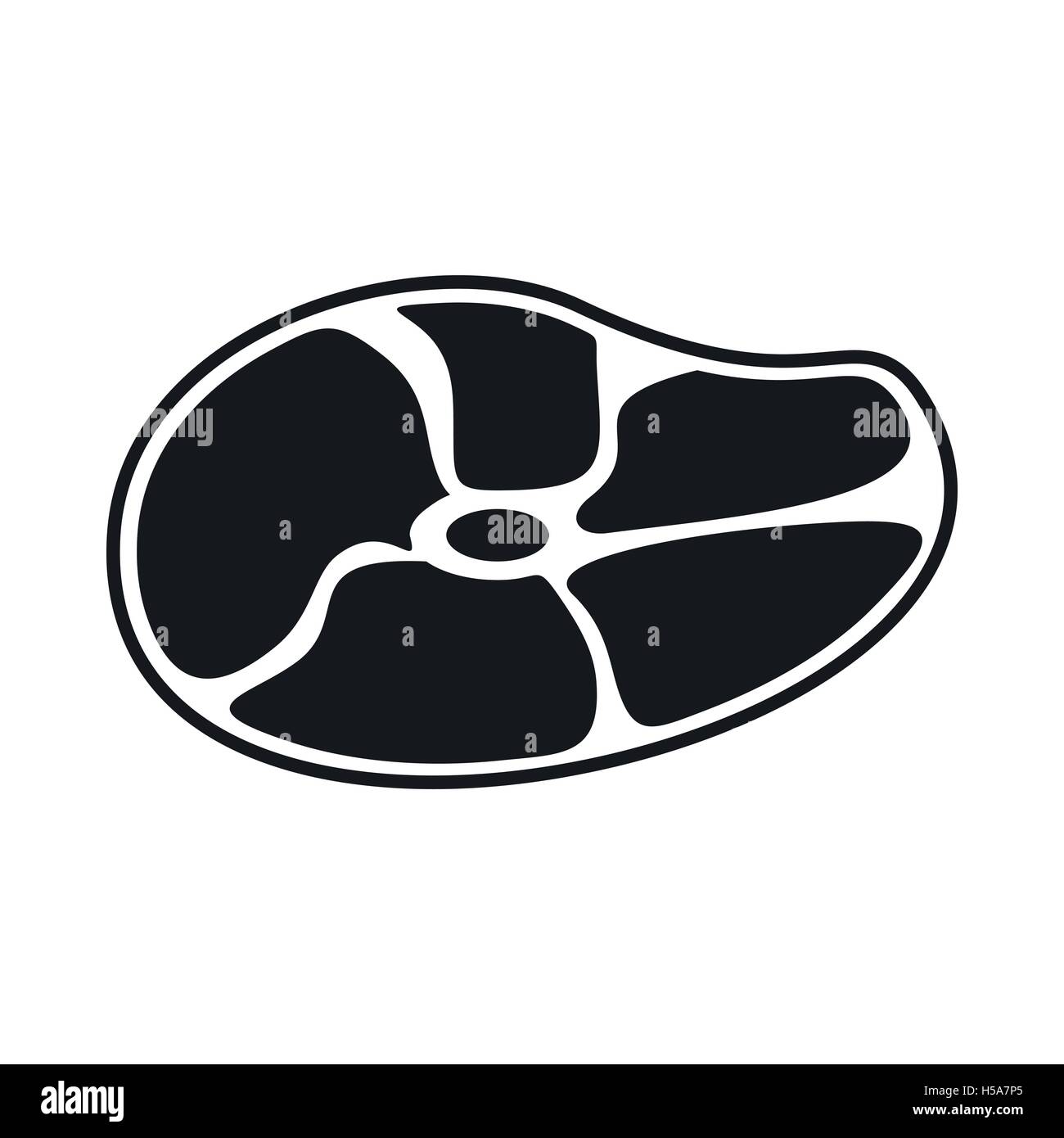 Steak Icon, simple style Stock Vector Image & Art - Alamy