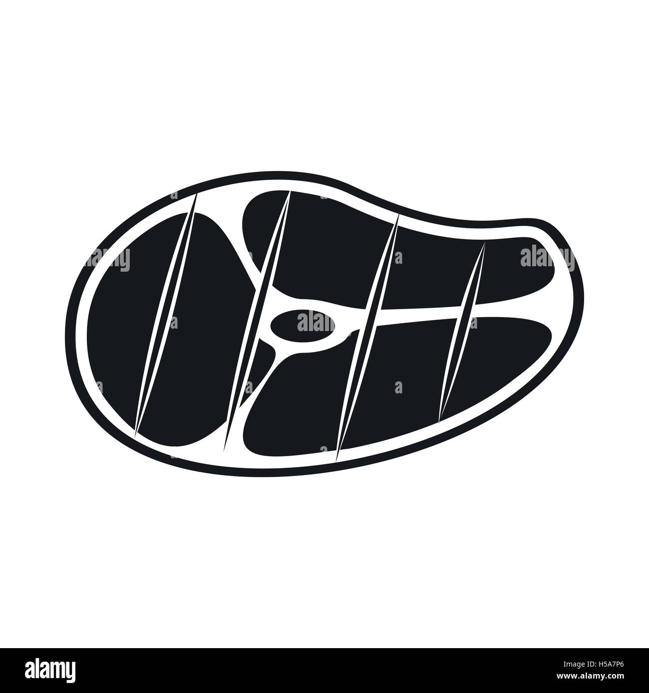 Steak Icon, simple style Stock Vector Image & Art - Alamy