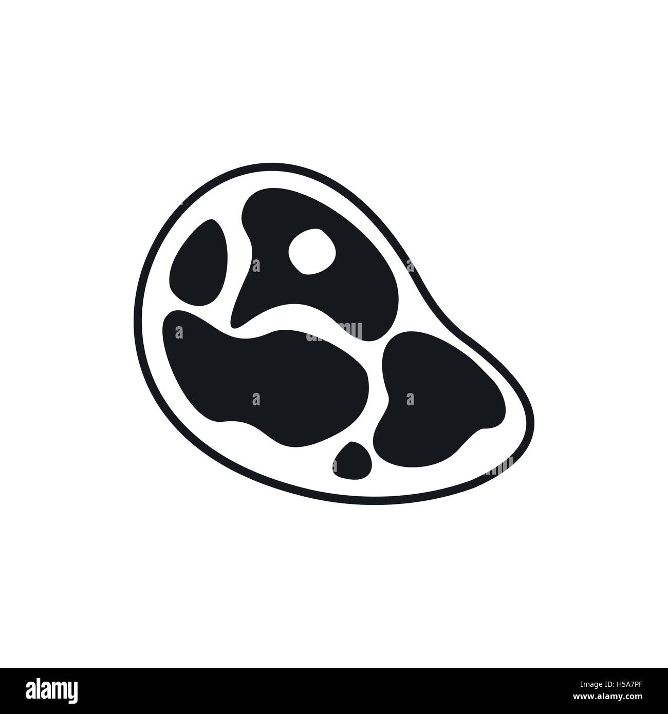 Steak Icon, simple style Stock Vector Image & Art - Alamy