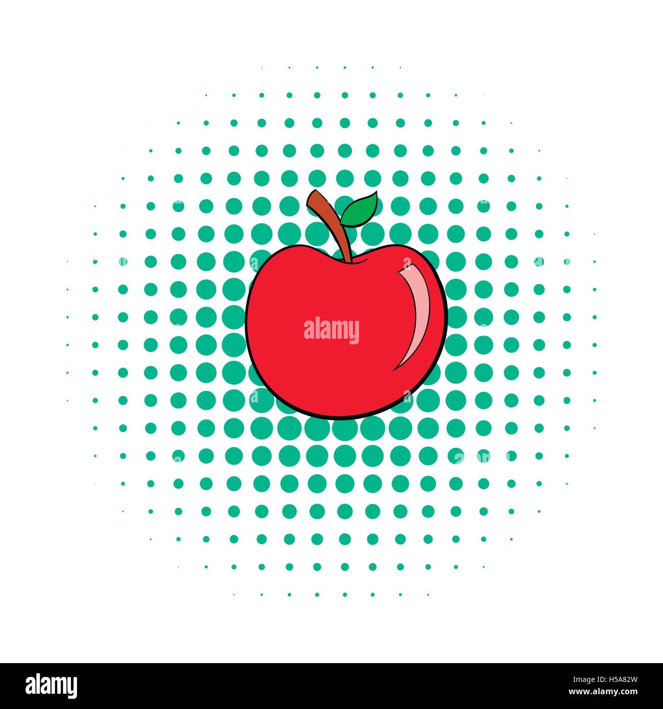 pop art apple