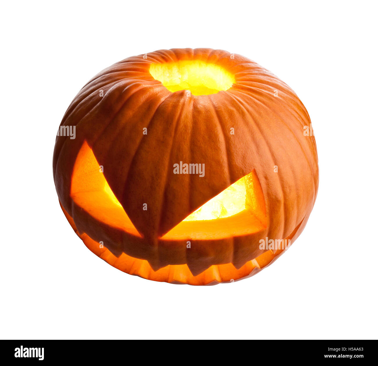 halloween pumpkin isolated on white Stock Photo - Alamy