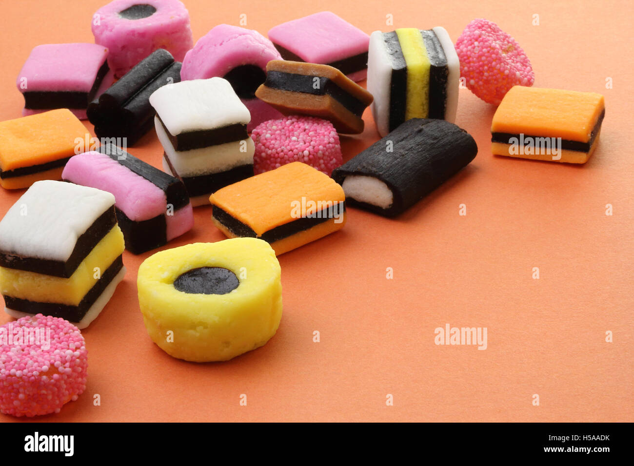 Yellow liquorice allsorts hires stock photography and images Alamy