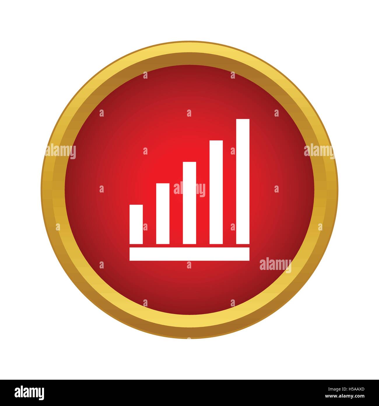 Graph icon, simple style Stock Vector Image & Art - Alamy