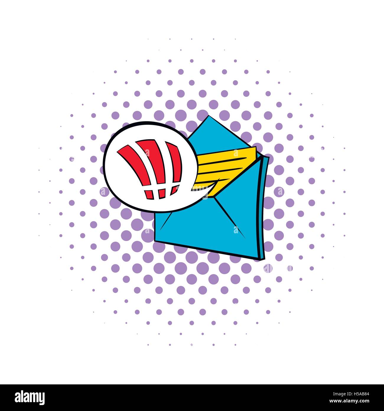Important e-mail icon, pop-art style Stock Vector Image & Art - Alamy