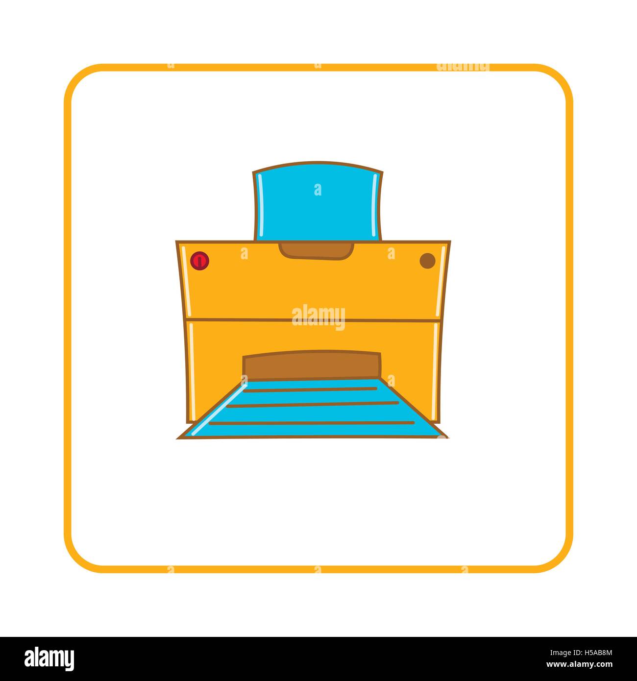 Printer icon, simple style Stock Vector Image & Art - Alamy