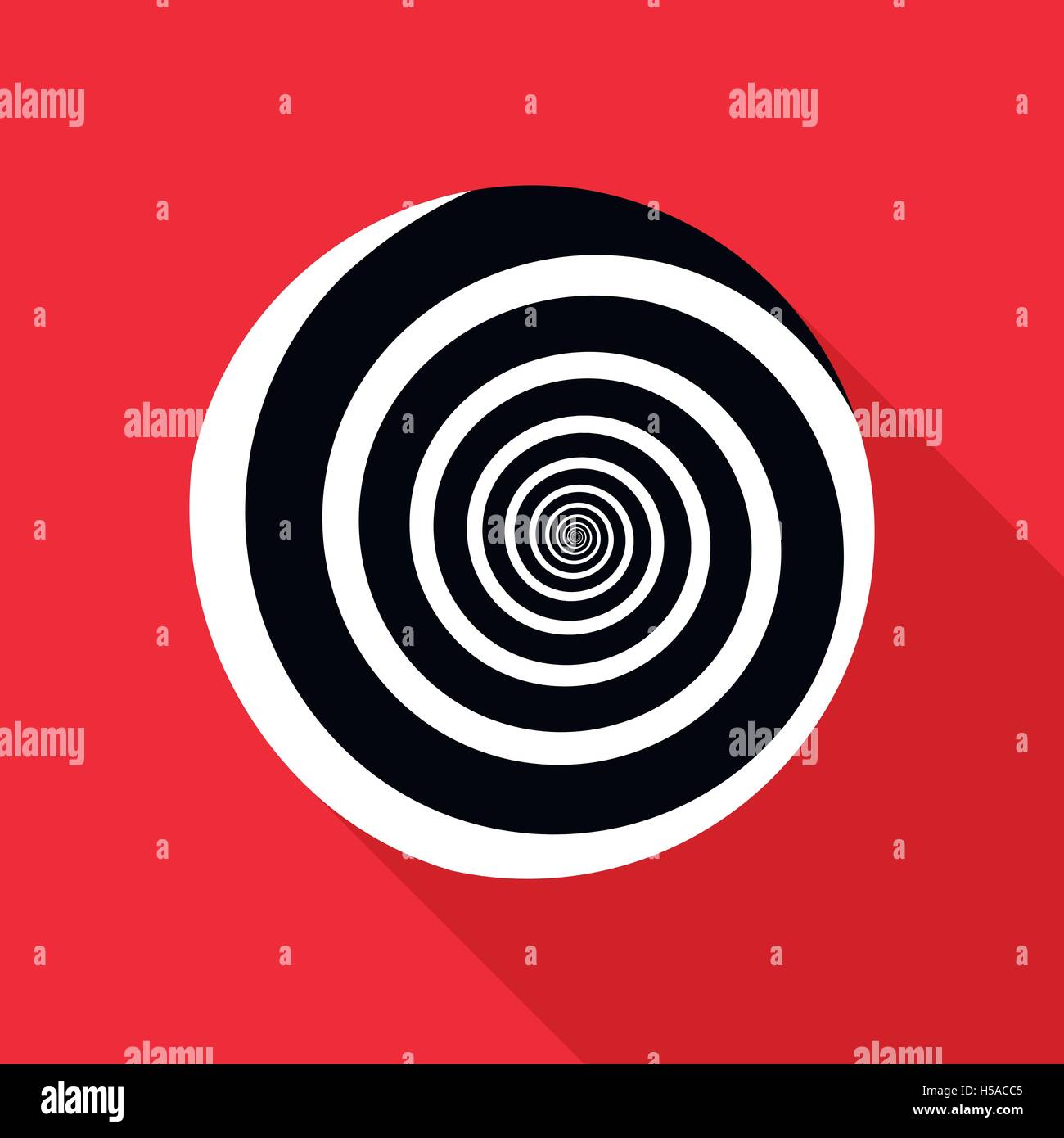 Spiral icon in flat style Stock Vector Image & Art - Alamy