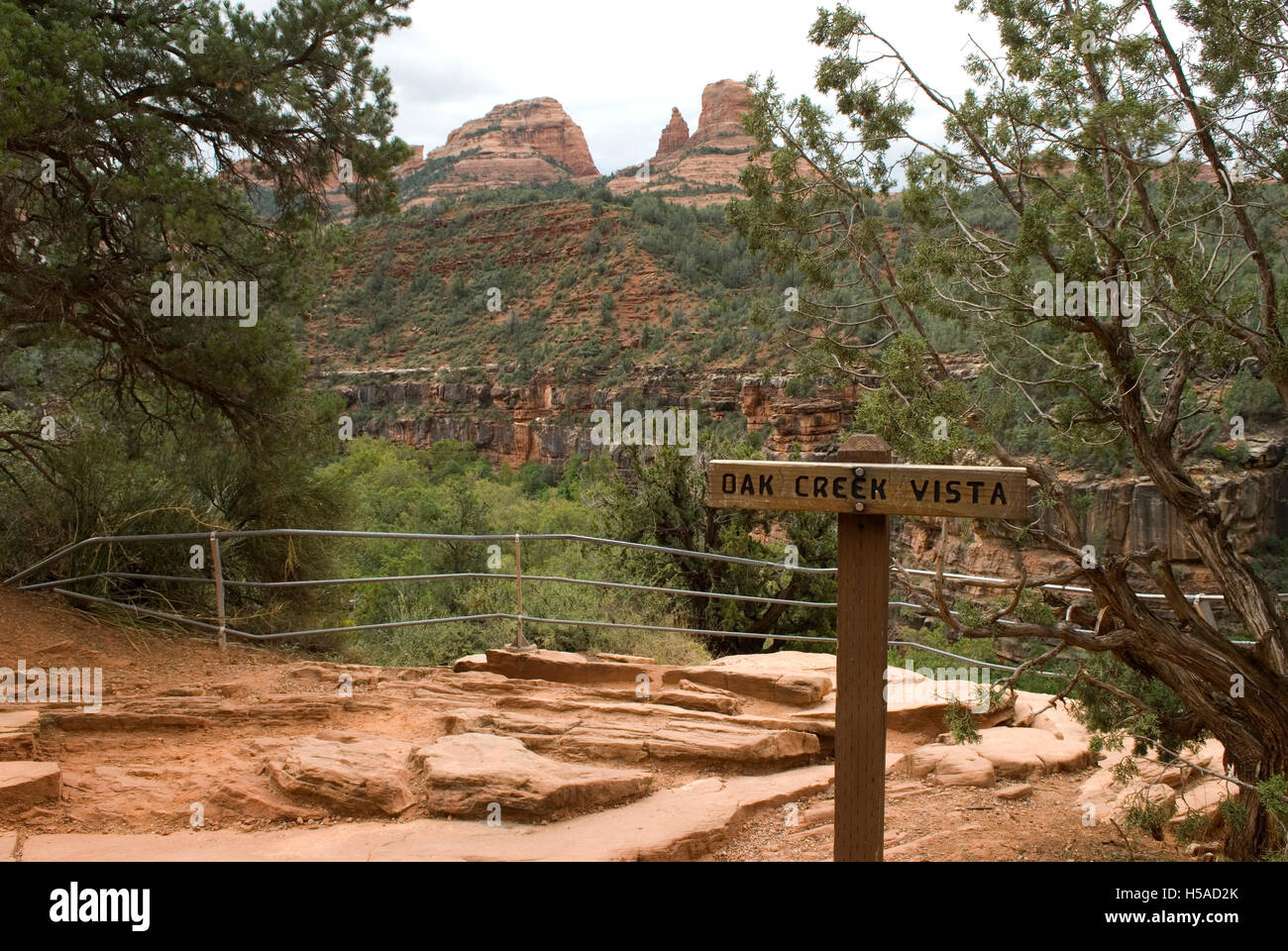 Oak creek canyon scenic overlook hires stock photography and images