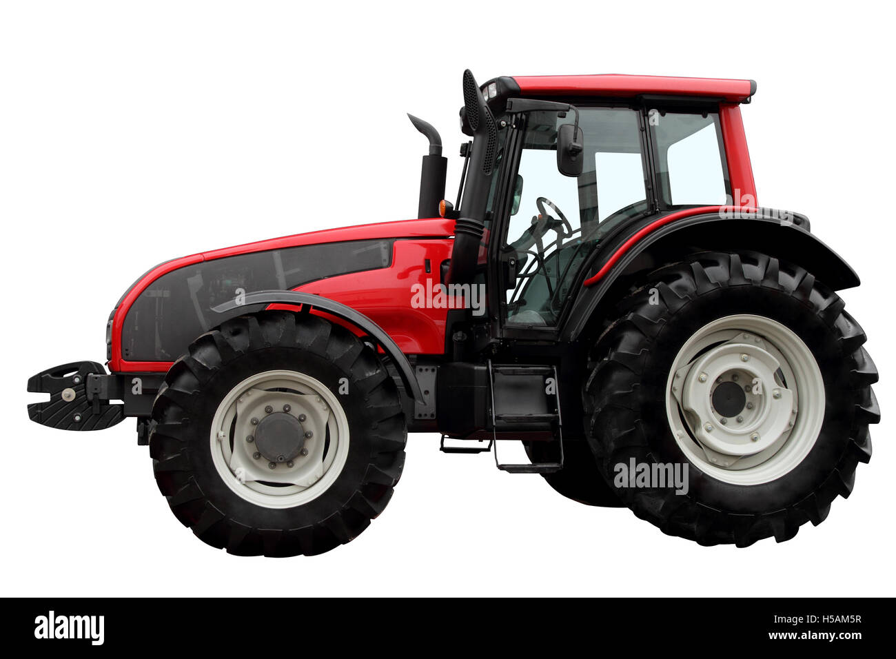 Modern heavy tractor. The side view. Stock Photo