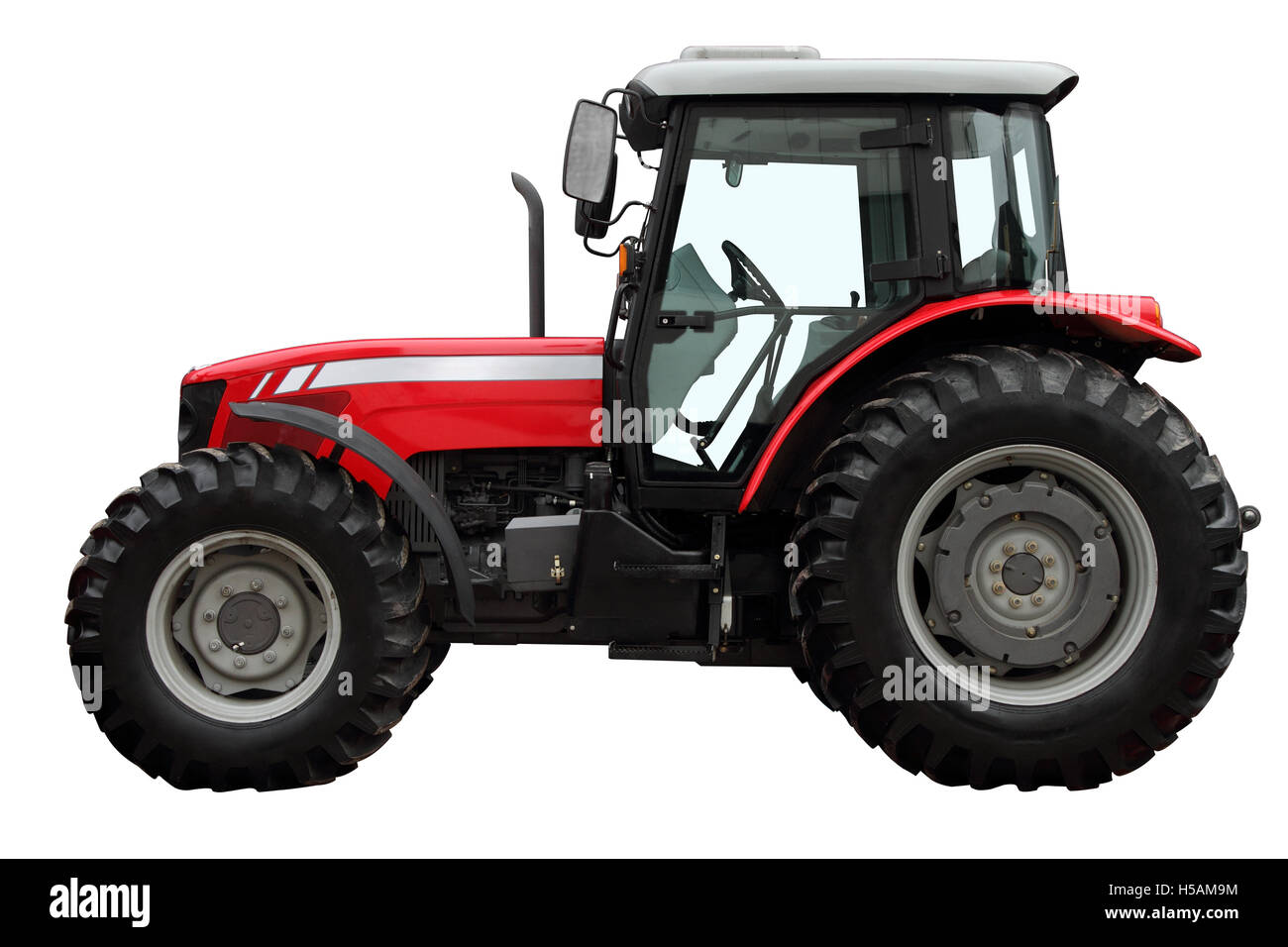 Tractor side view Cut Out Stock Images & Pictures Alamy