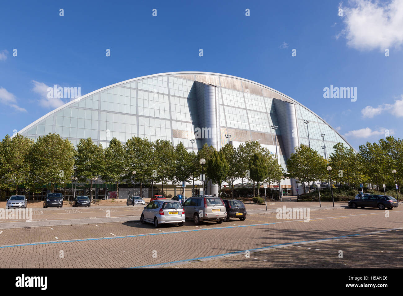 Xscape Milton Keynes is an entertainment destination offering extreme sports and leisure activities. Stock Photo